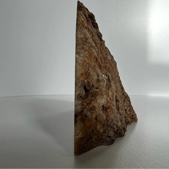 Pink Amethyst Half Polished Half Rough Display Specimen From Brazil New Crystal